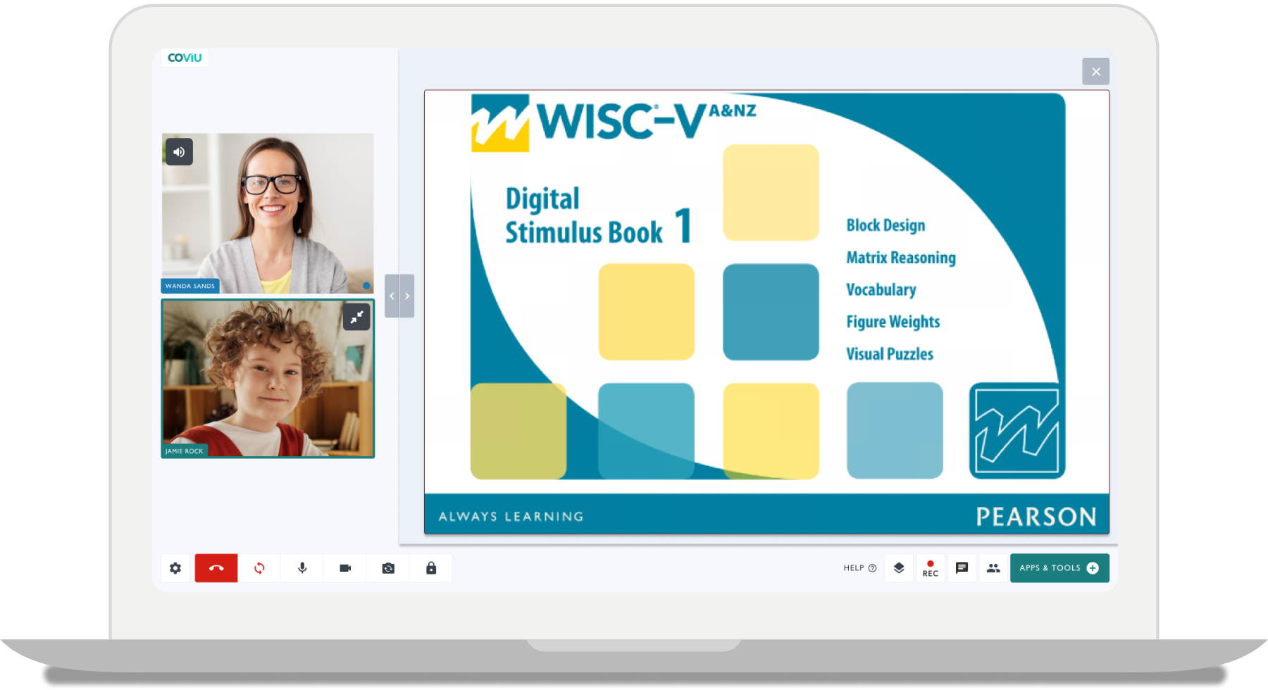 WISC-V on laptop